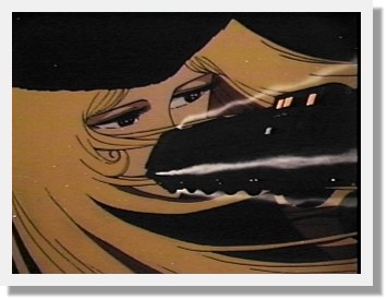 [The dream takes off once again, with Maetel in the hearts of all young men]