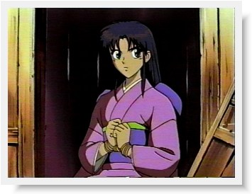 [Kaoru, captured by Jine, is now the prize of a fight to the death.]