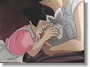 [ Chiko and her mother mourn over Miko's ashes. ]