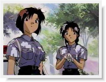 Natsumi and Miyuki unexceptedly encounter 'The Fox.'