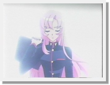 [Utena makes her entrance at school]